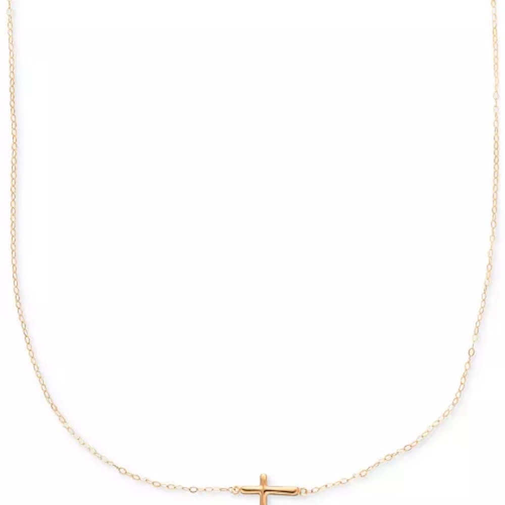 Macy's Gold Cross Pendant Necklace